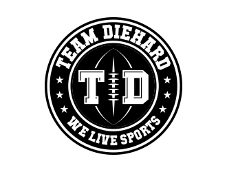 Team Diehard logo design by MarkindDesign