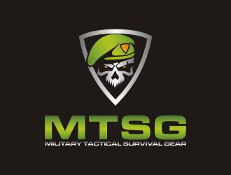MTSG MILITARY TACTICAL SURVIVAL GEAR logo design by rizqihalal24