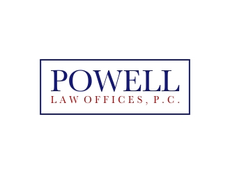 Powell Law Offices, P.C. logo design by excelentlogo
