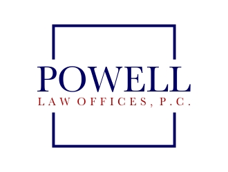 Powell Law Offices, P.C. logo design by excelentlogo