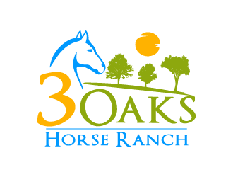 3 Oaks Horse Ranch logo design by yaya2a