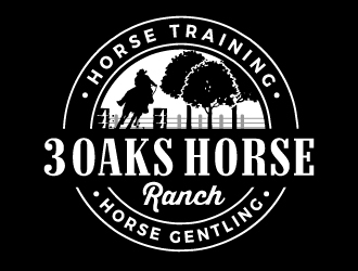3 Oaks Horse Ranch logo design by ORPiXELSTUDIOS