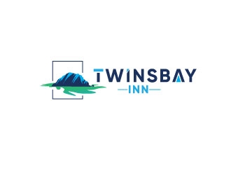 Twins Bay Inn logo design by Erasedink