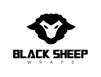 Black Sheep Wraps logo design by JessicaLopes