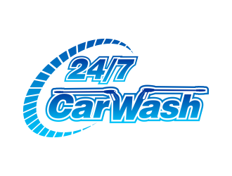 24/7 CarWash logo design by beejo