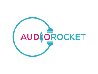 AudioRocket logo design by kopipanas