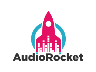 AudioRocket logo design by pionsign