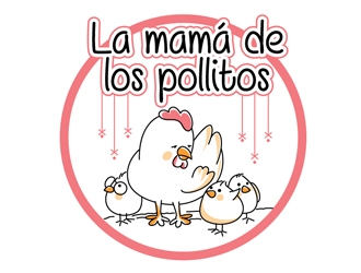 La mamá de los pollitos logo design by shere