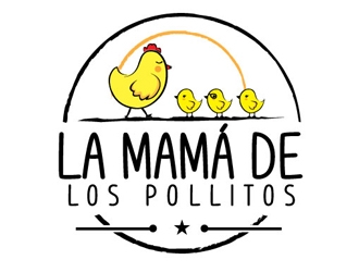 La mamá de los pollitos logo design by shere