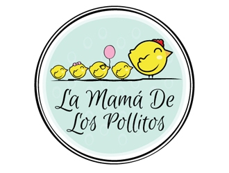 La mamá de los pollitos logo design by shere