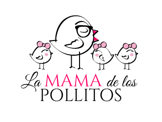 La mamá de los pollitos logo design by SOLARFLARE