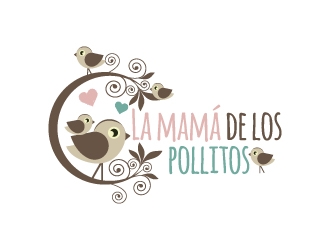 La mamá de los pollitos logo design by dchris