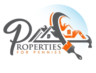 Properties For Pennies logo design by Suvendu
