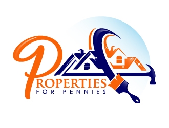 Properties For Pennies logo design by Suvendu