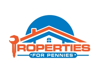 Properties For Pennies logo design by Suvendu