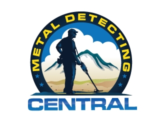 metal detecting central logo design by Suvendu