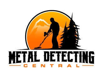 metal detecting central logo design by daywalker