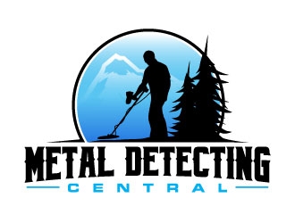 metal detecting central logo design by daywalker