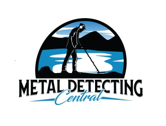 metal detecting central logo design by Eliben
