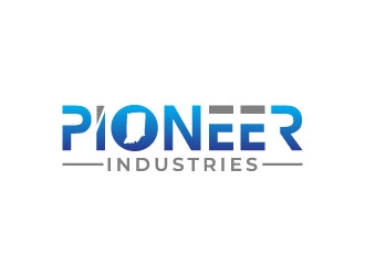 Pioneer Industries logo design by pixalrahul