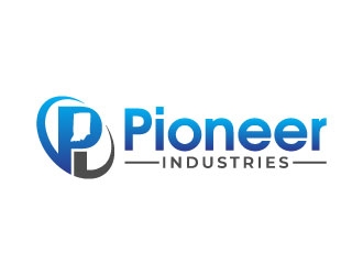 Pioneer Industries logo design by pixalrahul