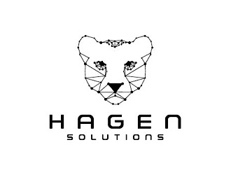 Hagen Solutions logo design by shere
