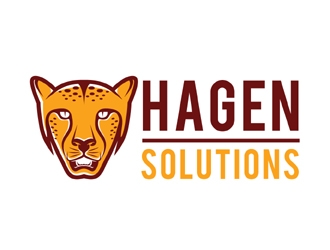 Hagen Solutions logo design by MAXR