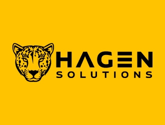 Hagen Solutions logo design by jaize