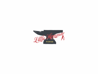 Little Hammer Forge logo design by haidar