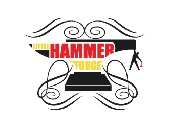 Little Hammer Forge logo design by sanu