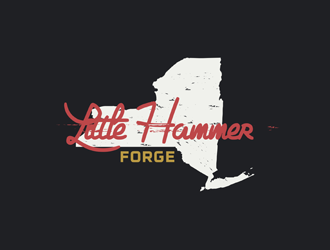 Little Hammer Forge logo design by alby