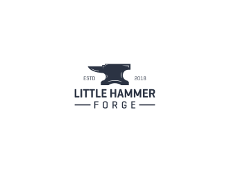 Little Hammer Forge logo design by Susanti
