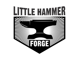 Little Hammer Forge logo design by KhoirurRohman