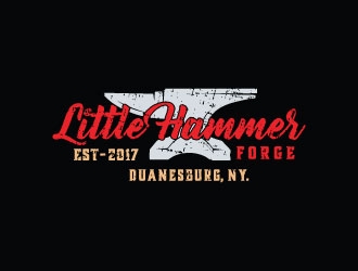 Little Hammer Forge logo design by DesignPal