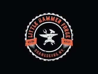 Little Hammer Forge logo design by DesignPal