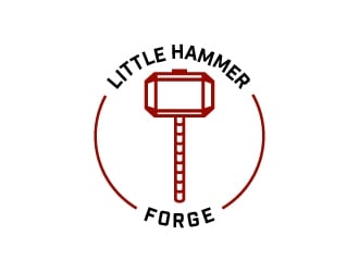 Little Hammer Forge logo design by corneldesign77