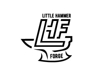Little Hammer Forge logo design by giga