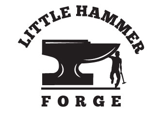 Little Hammer Forge logo design by Suvendu