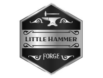 Little Hammer Forge logo design by fawadyk