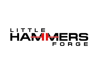Little Hammer Forge logo design by fawadyk