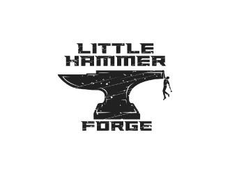 Little Hammer Forge logo design by nona