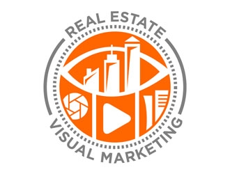 real estate visual marketing logo design by CreativeMania