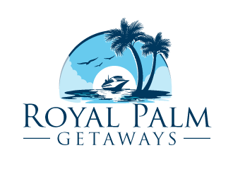 Royal Palm Getaways logo design by scriotx