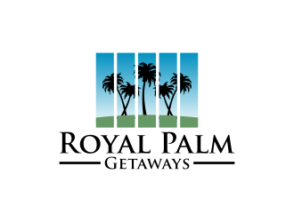 Royal Palm Getaways logo design by Kruger