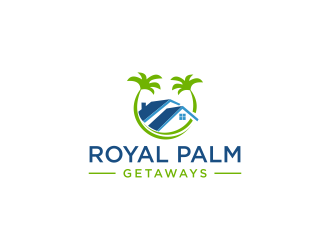 Royal Palm Getaways logo design by kaylee