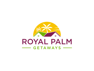 Royal Palm Getaways logo design by kaylee