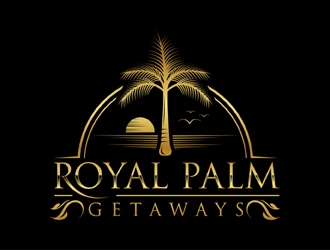 Royal Palm Getaways logo design by MAXR