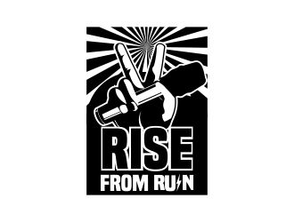 Rise From Ruin logo design by KhoirurRohman