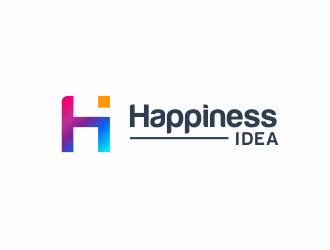 Happiness Idea logo design by kimora