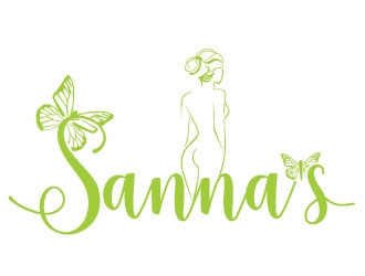 Sanna Slimming Studio logo design by MUSANG